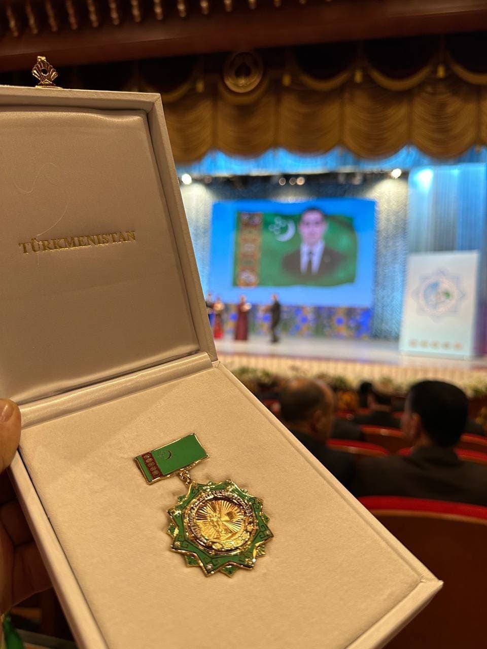 Muzaffarxon Erkinov Turkmanistonning yubiley medali bilan taqdirlandi